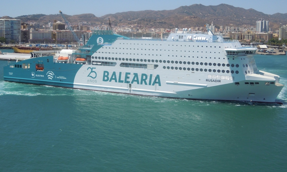 BALEARIA Rusadir ferry ship (Honfleur)