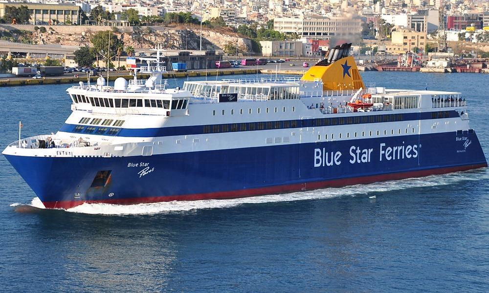 Blue Star Paros ferry ship photo
