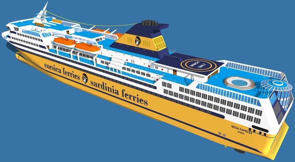 Mega Express 1 ferry ship (CORSICA-SARDINIA FERRIES)
