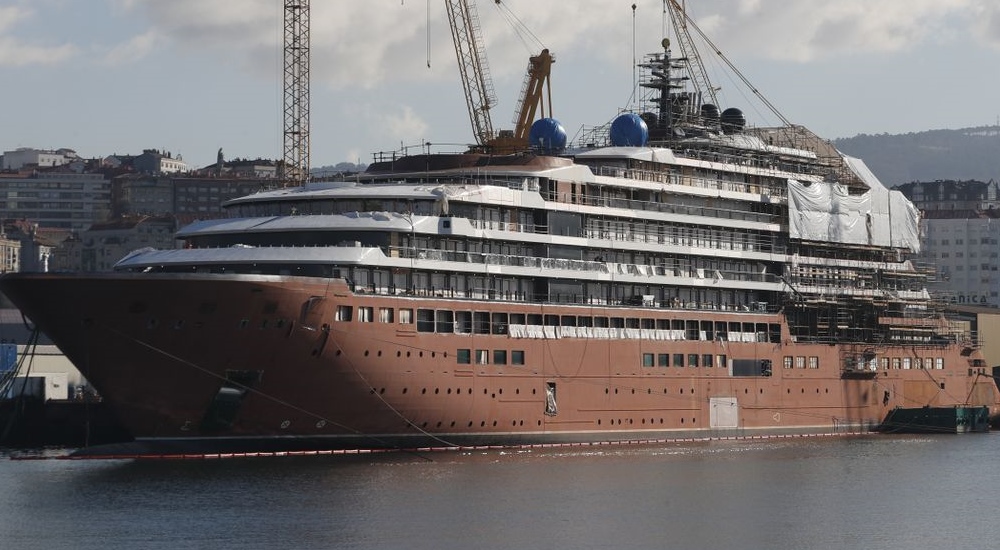 Ritz-Carlton Evrima yacht cruise ship construction