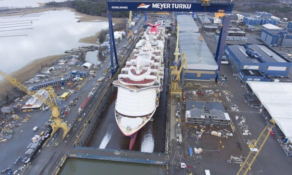 Carnival Celebration cruise ship construction