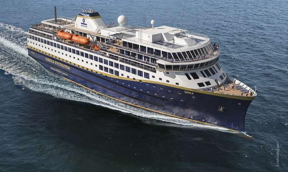 Havila Castor ferry ship (Havila Voyages)