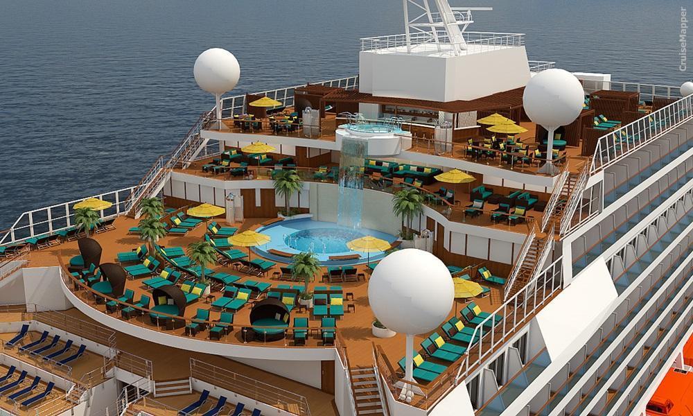 Carnival Sunrise cruise ship Serenity adults deck