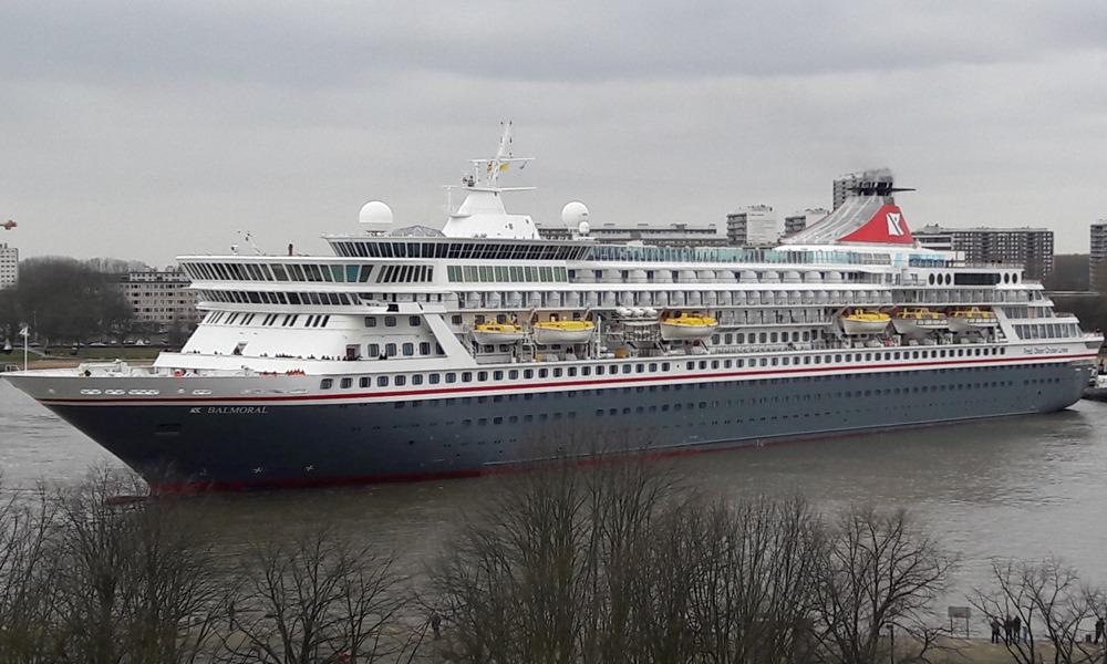 current position of balmoral cruise ship