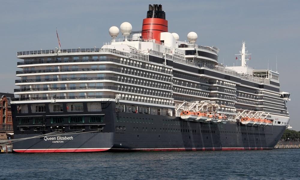 queen elizabeth cruise ship location today