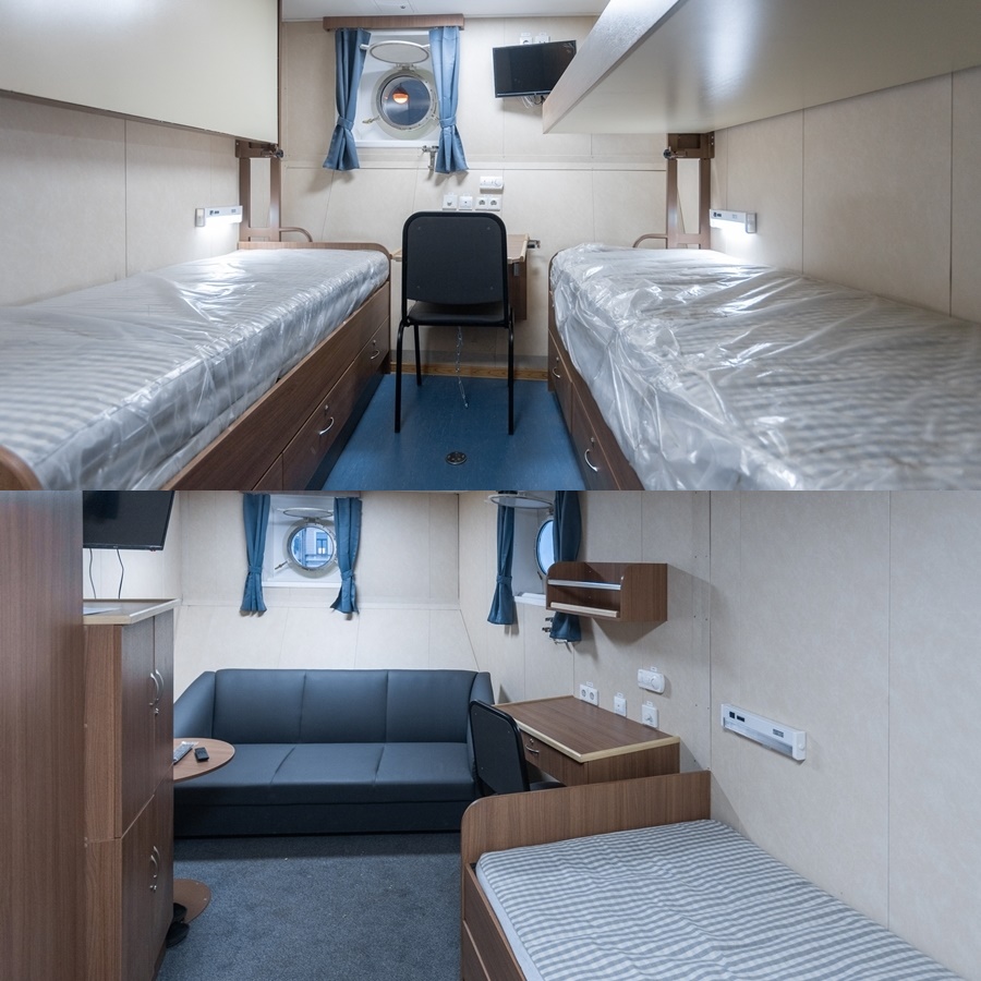 Project PV22 icebreaking cruiseferry ship (cabins)