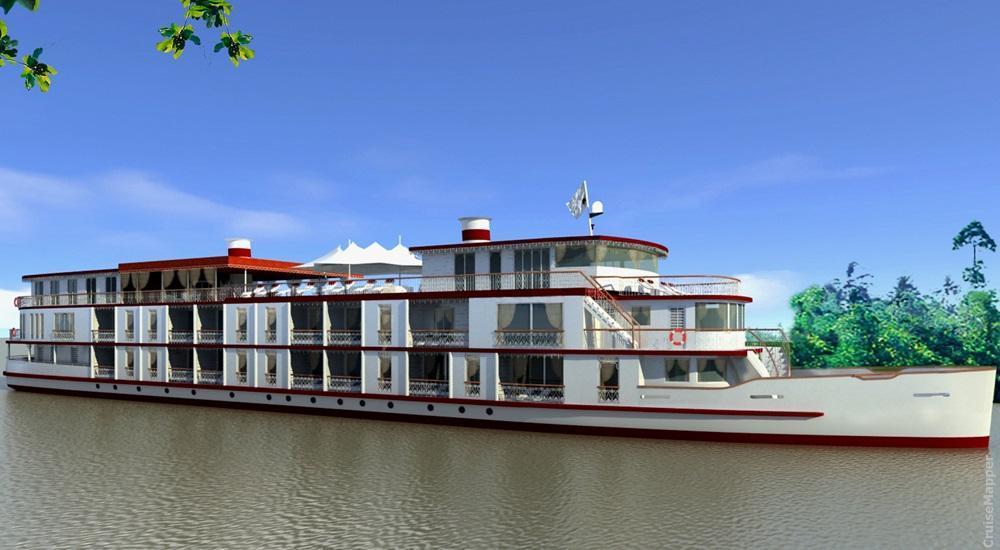 RV Jahan cruise ship, Mekong River, Cambodia-Vietnam