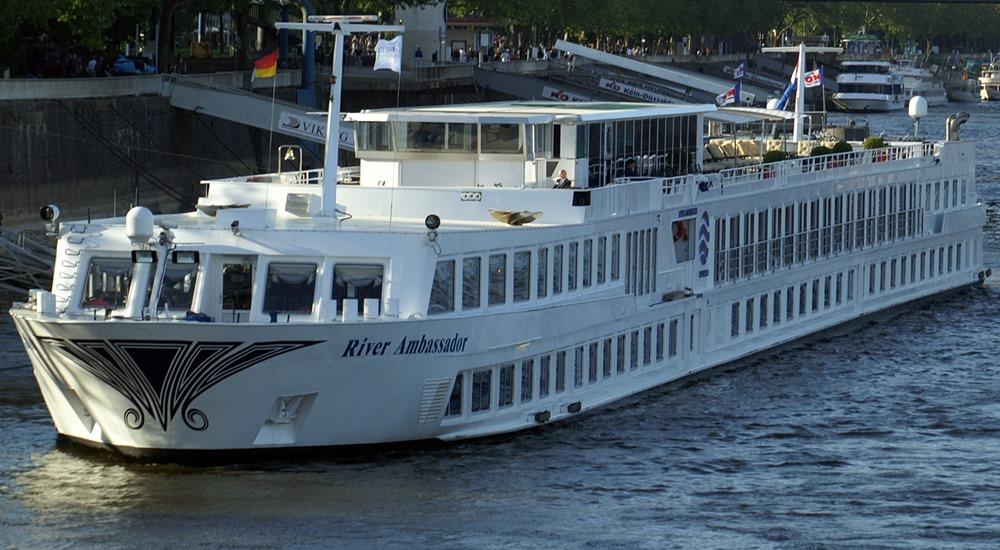 The A cruise ship River Ambassador