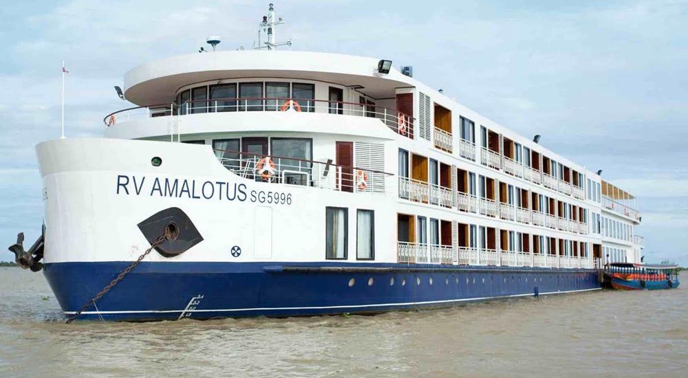 AmaLotus cruise ship, Mekong River, Cambodia-Vietnam