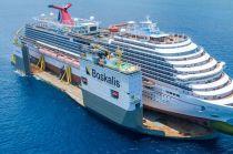 Carnival Vista refurbishment (Boskalis BOKA Vanguard ship, Bahamas)