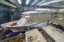 Ovation Of The Seas cruise ship construction