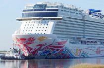 NCL's ship Norwegian Joy completes a drydock refurbishment in Rotterdam