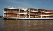 RV Indochine cruise ship, Mekong River, Cambodia-Vietnam