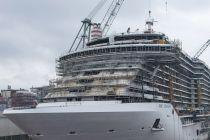 MSC Seaside cruise ship construction