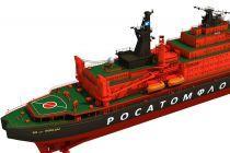 50 Let Pobedy icebreaker ship design