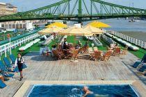 MS Rossini river cruise ship pool deck