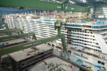 NCL Encore cruise ship construction