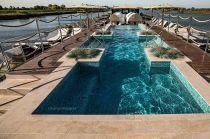 MS Andorinha river cruise ship pool deck