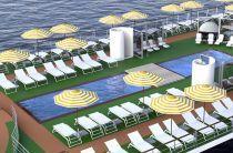 Arosa Sena river cruise ship pool deck