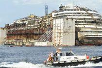 Costa Concordia shipwreck towing (final voyage)