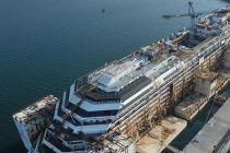 Costa Concordia shipwreck scrapping (Genoa)