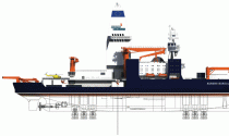 Aurora Borealis icebreaker ship design