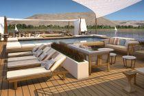 Viking Ra cruise ship pool deck