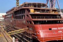 MS World Explorer cruise ship construction