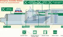 Mont St Michel ferry deck plans 7-8-9 (muster stations)