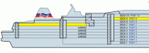 BRITTANY FERRIES Mont St Michel ship decks plan