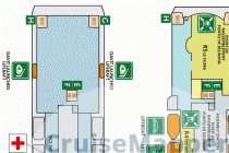 Pont Aven ferry deck plans 6-7 (muster stations)