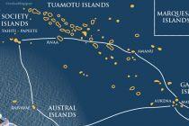 Aranui Cruises Pitcaim itinerary map (AraMana ship)