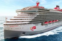 Virgin Voyages ship Scarlet Lady hits pier in PortMiami Florida