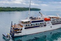 Coral Expeditions' newest ship Coral Geographer welcomed in Cairns, Australia