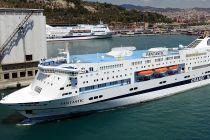 Fire erupts on cruiseferry GNV Fantastic in Marseille, France