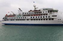 Coronavirus cruise ship Greg Mortimer finally docks in Port Montevideo