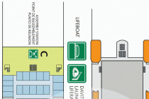 Baie de Seine ferry deck plans 8-9 (muster stations)