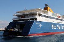 Blue Star Paros ferry ship