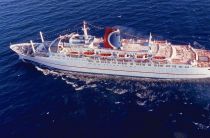 the old Carnival SS Mardi Gras ship