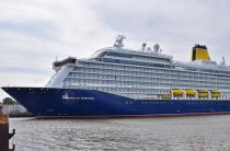 Saga Cruises' new ship Spirit of Adventure named at Portsmouth International Port UK