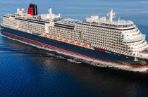 Cunard's newest liner Queen Anne arrived in homeport Southampton UK