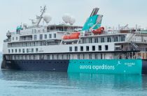 Aurora Expeditions' newest purpose-built small ship Sylvia Earle officially christened in Antarctica