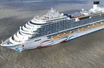 The second large China-built cruise ship takes shape in Shanghai