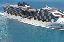 MSC World America cruise ship's construction started at STX France
