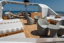 Ecoventura Galapagos yacht (sundeck)