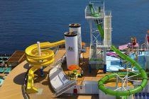 Carnival Legend cruise ship WaterWorks aquapark slides