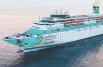 Bahamas Paradise Cruise Line's ship Grand Classica returns to Palm Beach Florida