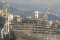 Seabourn Quest cruise ship construction
