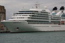 Seabourn Quest cruise ship makes maiden call at Portsmouth UK