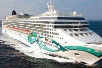 NCL-Norwegian Cruise Line restarts with Norwegian Jade ship from Piraeus-Athens Greece